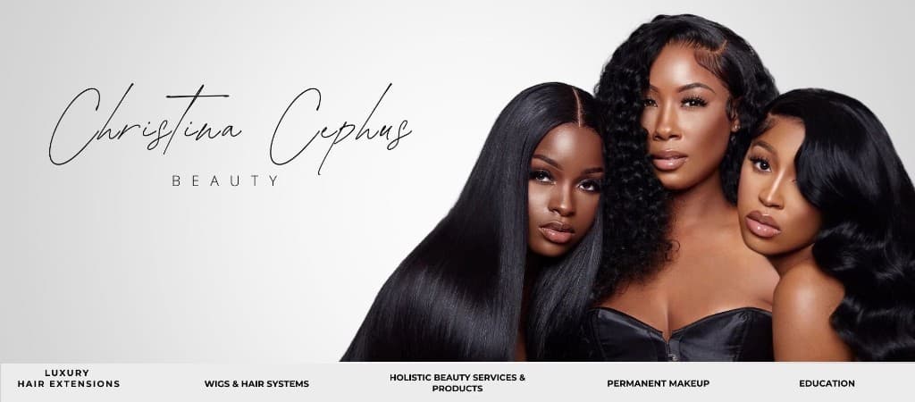 Christina Cephus beauty hero banner
